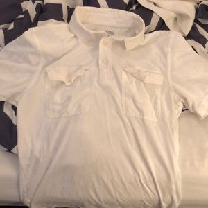 Michael Kors white collard shirt